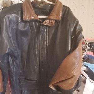 Mens Tamari Genuine leather car coat